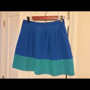 J crew two-tone skirt